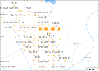 map of Kandū Bālā