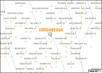 map of Kandubedda