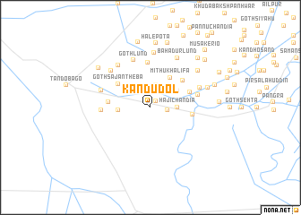 map of Kandu Dol