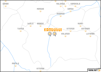 map of Kandui