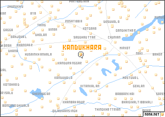 map of Kāndu Khāra