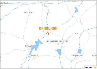 map of Kandukūr