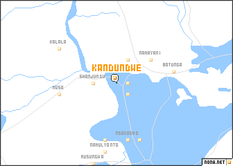 map of Kandundwe