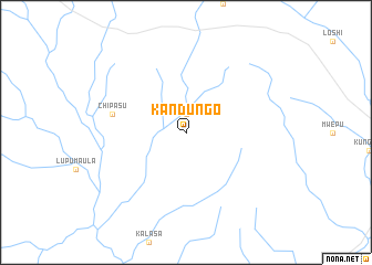 map of Kandungo