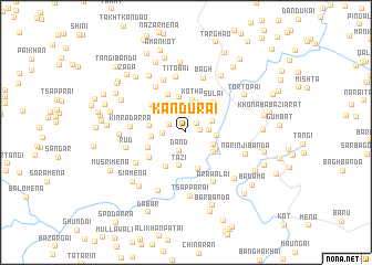 map of Kandūrai