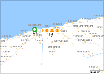 map of Kandŭrak