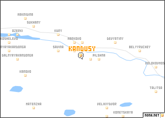 map of Kandusy