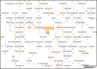 map of Kandu