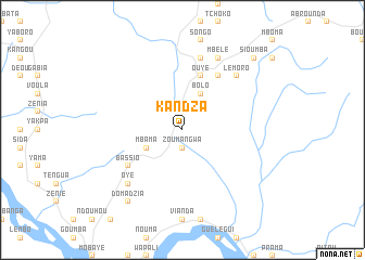 map of Kandza
