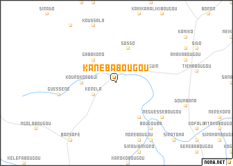 map of Kanébabougou
