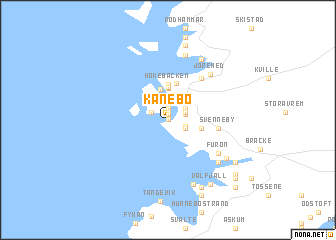 map of Kanebo