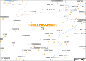 map of Kane Crossroads