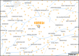 map of Kanedi