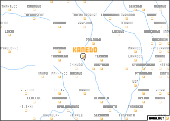 map of Kanedo