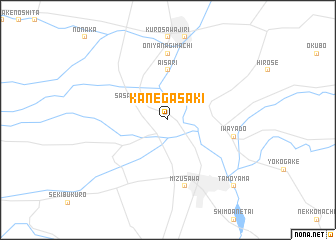 map of Kanegasaki