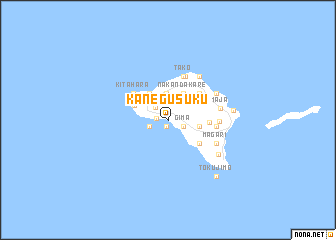 map of Kanegusuku