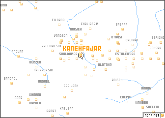 map of Kaneh Fajār