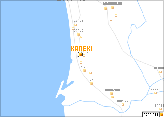 map of Kanekī