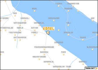 map of Kanel