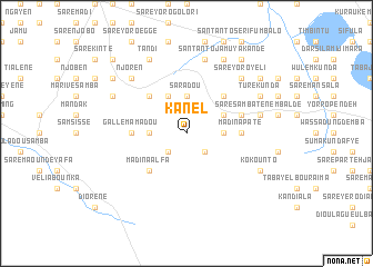 map of Kanel