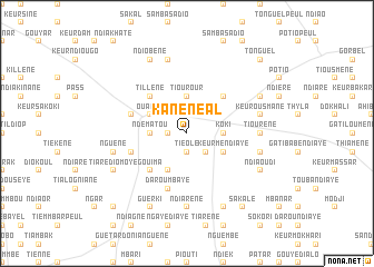 map of Kanène Al