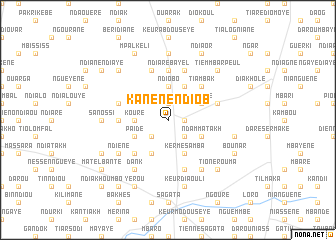map of Kanène Ndiob
