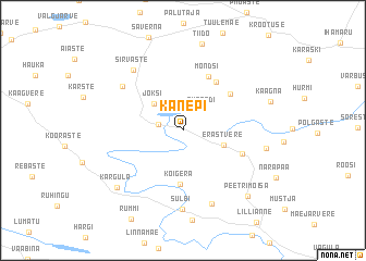 map of Kanepi