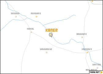 map of Kaner