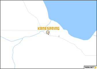 map of Kane Spring