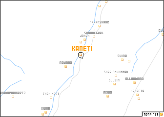 map of Kaneti