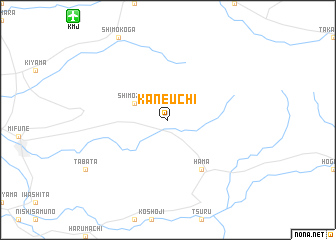 map of Kaneuchi