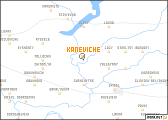 map of Kaneviche