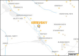 map of Kanevskiy