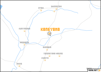 map of Kaneyama
