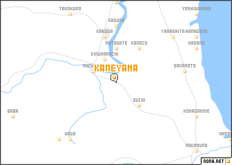 map of Kaneyama