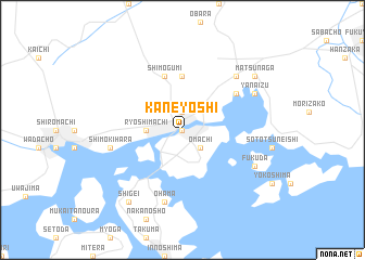 map of Kaneyoshi