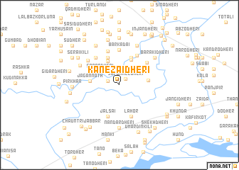 map of Kānezai Dheri