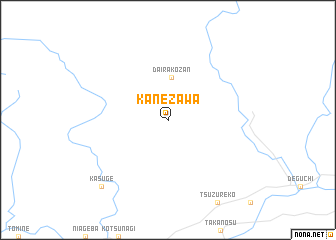 map of Kanezawa