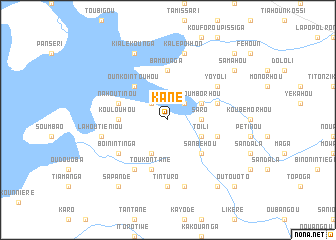 map of Kané