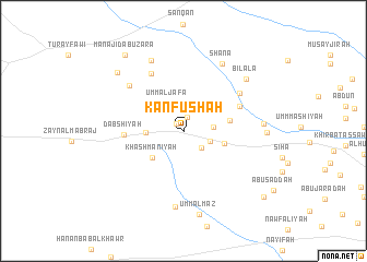 map of Kanfūshah