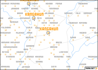 map of Kangahun