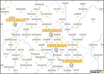 map of Kangahun