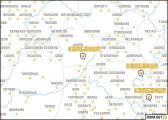 map of Kangahun