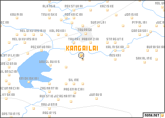 map of Kangailai