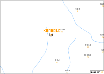 map of Kangala