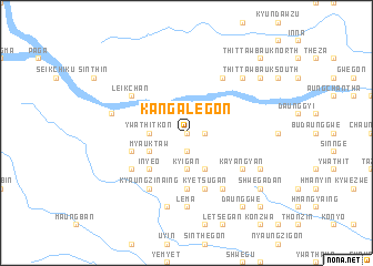 map of Kangalegon