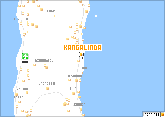 map of Kangalinda
