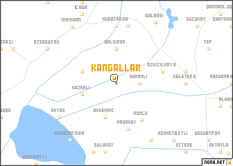 map of Kangallar