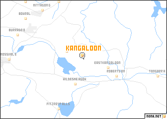 map of Kangaloon