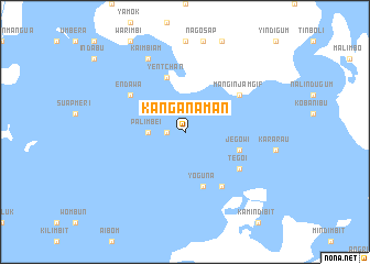 map of Kanganaman